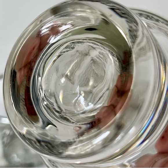 Mid Century Modern glass and metal condiment set - Picture 6 of 6